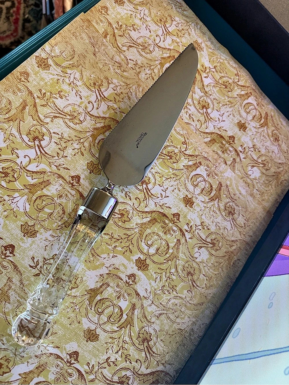 Waterford Crystal Lismore Cake Server PRELOVED